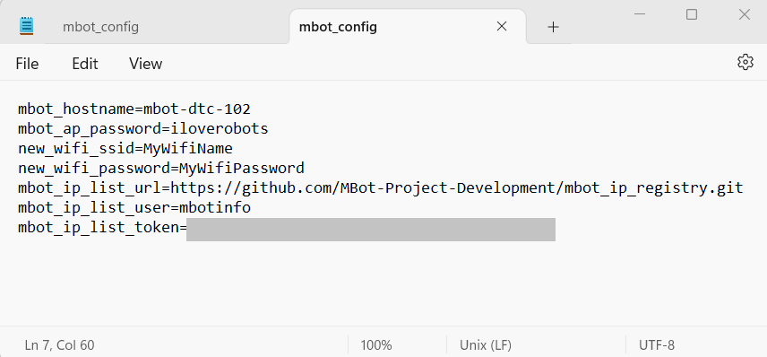 Open mbot_config.txt
